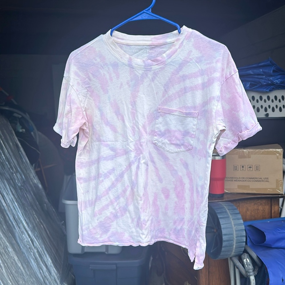 American Eagle tie die crop top